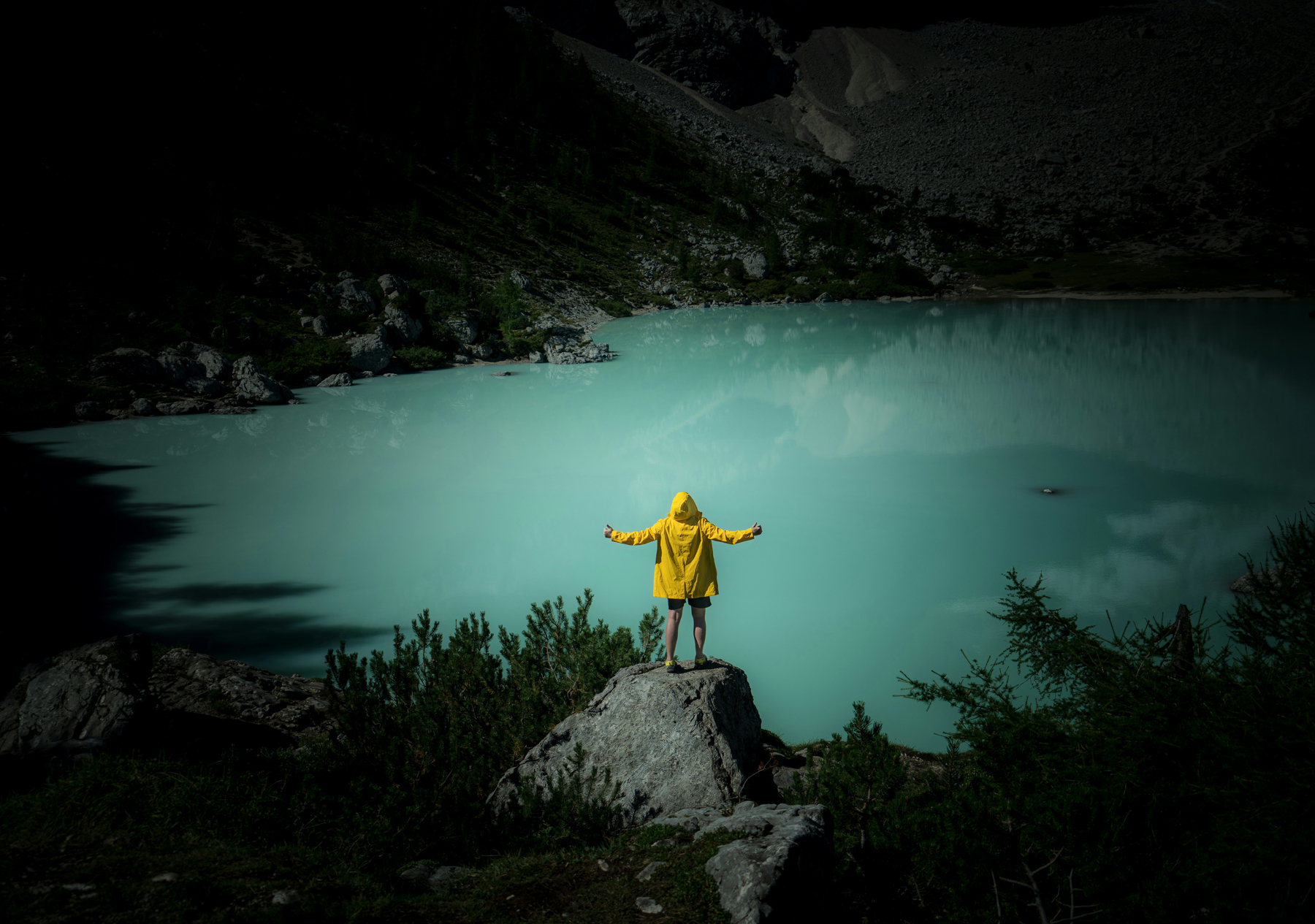 Outdoorjacke nach Nutzung