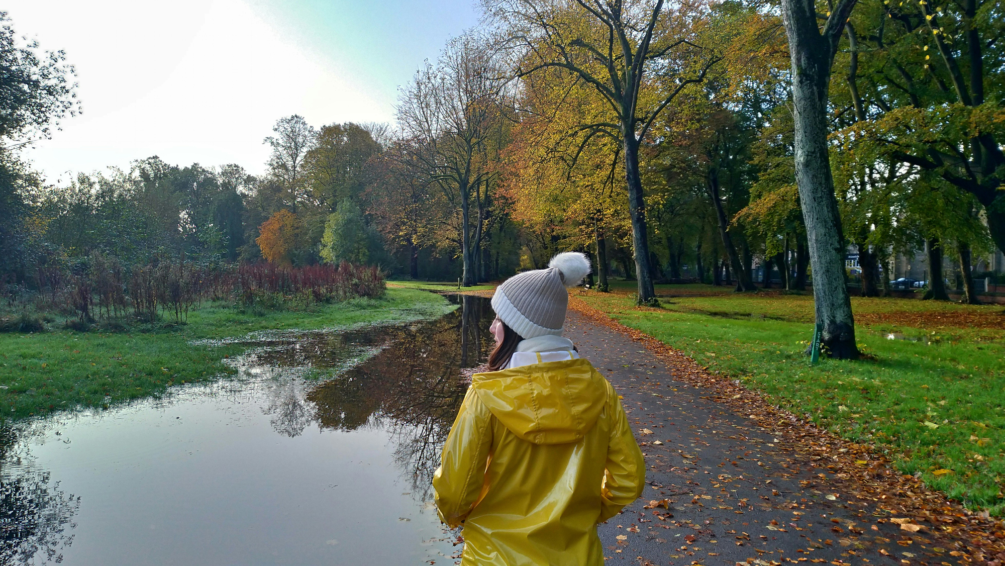Regenjacke im Alltag
